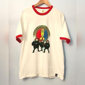 RARE Grand Theft Auto Republican Space Rangers Ringer T-shirt 100% Cotton